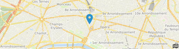 Umland des Hotel Opera Marigny