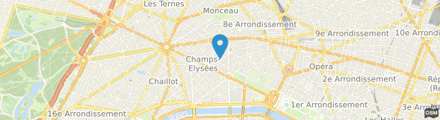 Umland des Hotel D Angleterre Champs Elysees Paris