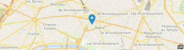 Umland des Hotel Caumartin Opera