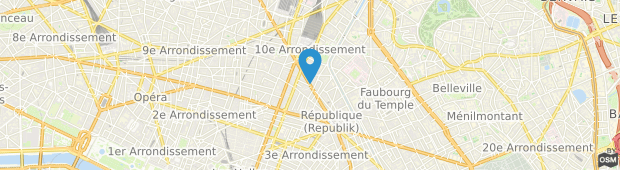 Umland des Hotel Magenta Paris