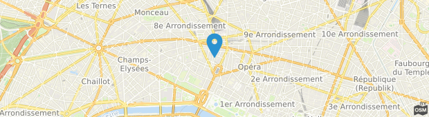 Umland des Hotel Bedford Paris