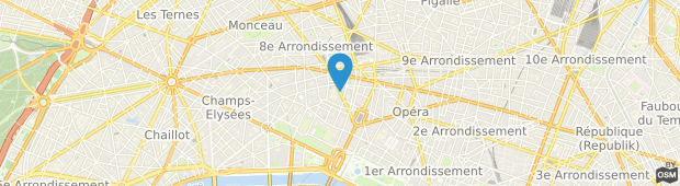 Umland des Hyatt Regency Paris - Madeleine