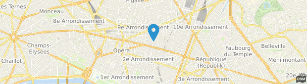 Umland des Hotel Bergere Opera