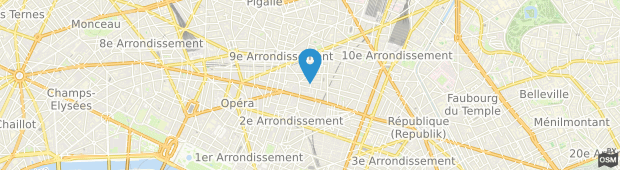 Umland des All Seasons Paris Lafayette Opera