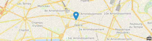 Umland des Orion Paris Haussmann Hotel