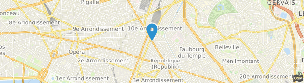 Umland des Est Hotel Paris