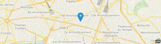 Umland des Quality Hotel Axel Opera