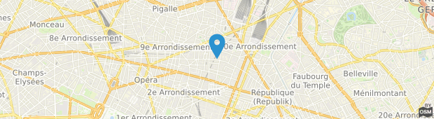 Umland des BEST WESTERN Opera Grands Boulevards