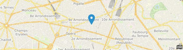 Umland des Pavillon Opera Bourse