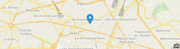 Umland des Rome Hotel Paris