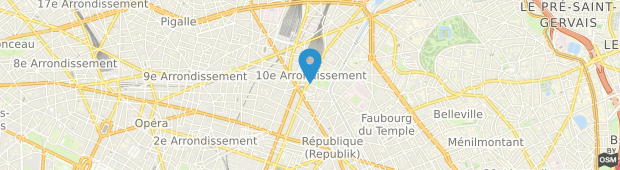 Umland des Timhotel Paris Gare de l'Est