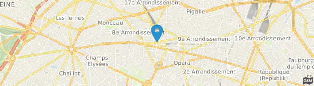 Umland des Hotel Bellevue Paris