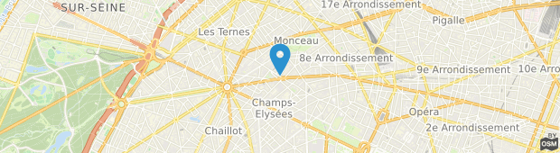 Umland des Hotel Champs-Elysees Friedland