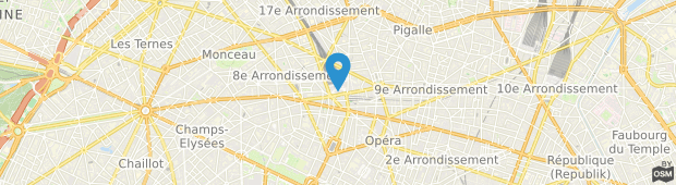 Umland des Concorde Opera Paris