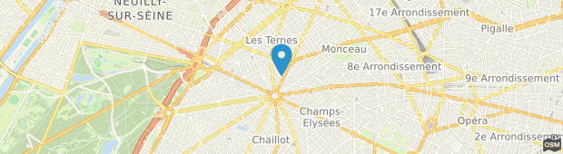 Umland des Mercure Paris Wagram Arc de Triomphe