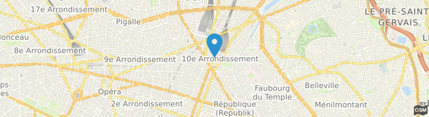 Umland des Holiday Inn Paris-Gare de L'Est