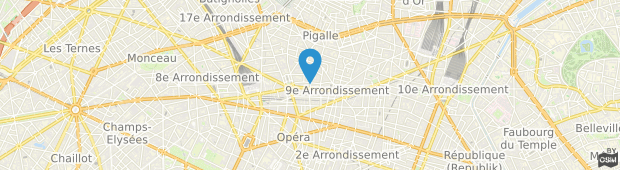 Umland des Hotel Touraine Opera