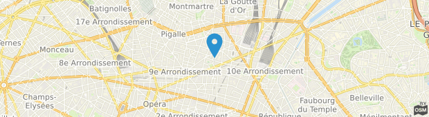 Umland des Ibis Styles Paris Cadet Lafayette