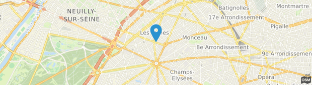 Umland des Mercure Paris Arc de Triomphe Etoile