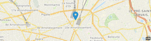 Umland des Hotel Paris Nord