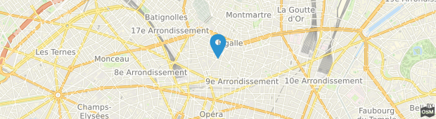 Umland des Hotel Monterosa - Astotel Paris