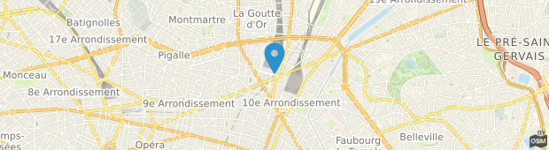 Umland des Ibis Styles Hotel Paris Gare du Nord TGV