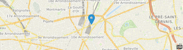 Umland des Ibis Gare Nord Chateau Landon