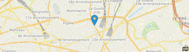 Umland des Avalon Paris Hotel