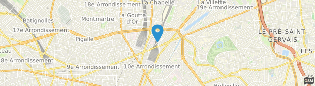 Umland des Timhotel Gare Du Nord