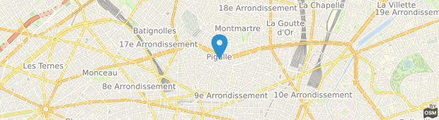 Umland des Hotel Atlanta Frochot