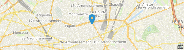 Umland des Altona Hotel Paris