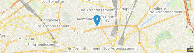 Umland des Montmartre Clignancourt