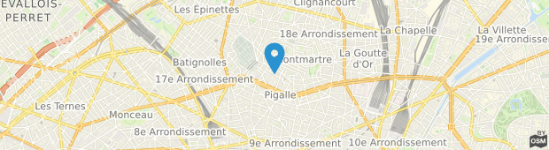 Umland des Montmartre Apartments