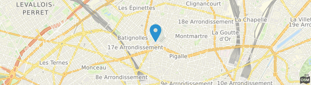 Umland des Hotel Hippodrome Montmartre Paris