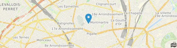 Umland des Hotel Des Arts Montmartre Paris