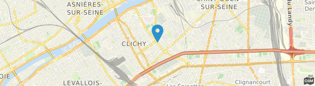 Umland des Hotel Residence Europe Clichy