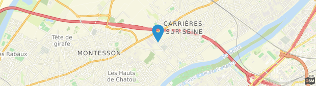 Umland des Residhome Appart Hotel Seine Saint Germain Carrieres-sur-Seine