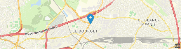 Umland des Kyriad Prestige Le Bourget