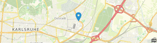 Umland des Holiday Inn - the Niu, Wave Karlsruhe Oststadt