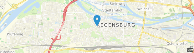 Umland des Hotel Jakob Regensburg Downtown