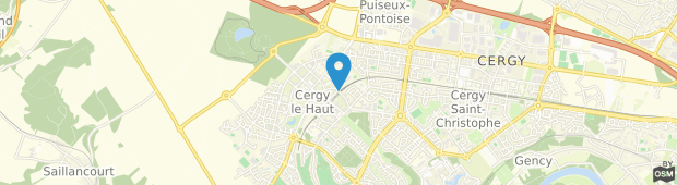 Umland des Appart'City Cergy