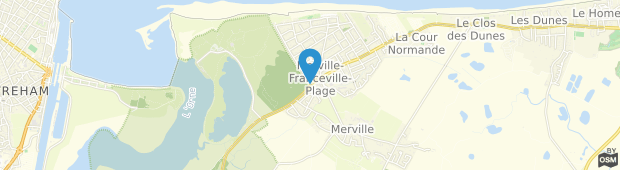 Umland des Le Vauban Hotel Merville-Franceville-Plage
