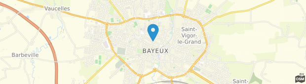 Umland des Grand Hotel du Luxembourg Bayeux