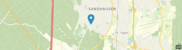 Umland des Hotel Restaurant Bauer Sandhausen