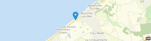 Umland des Hotel De La Mer Blonville-sur-Mer
