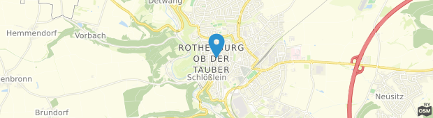 Umland des Hotel und Gasthof zur Sonne Rothenburg ob der Tauber