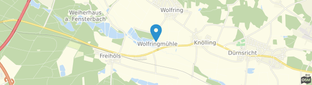 Umland des Hotel Wolfringmühle, Fensterbach