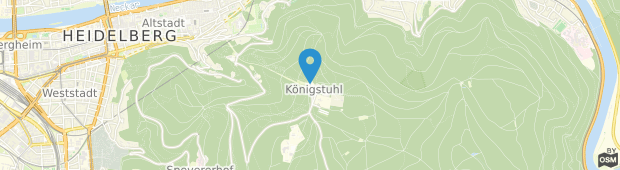 Umland des Berggasthof Königstuhl