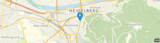 Umland des BoardingHouse Heidelberg
