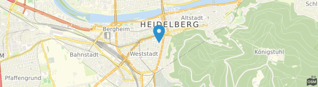 Umland des Hotel Elite Heidelberg